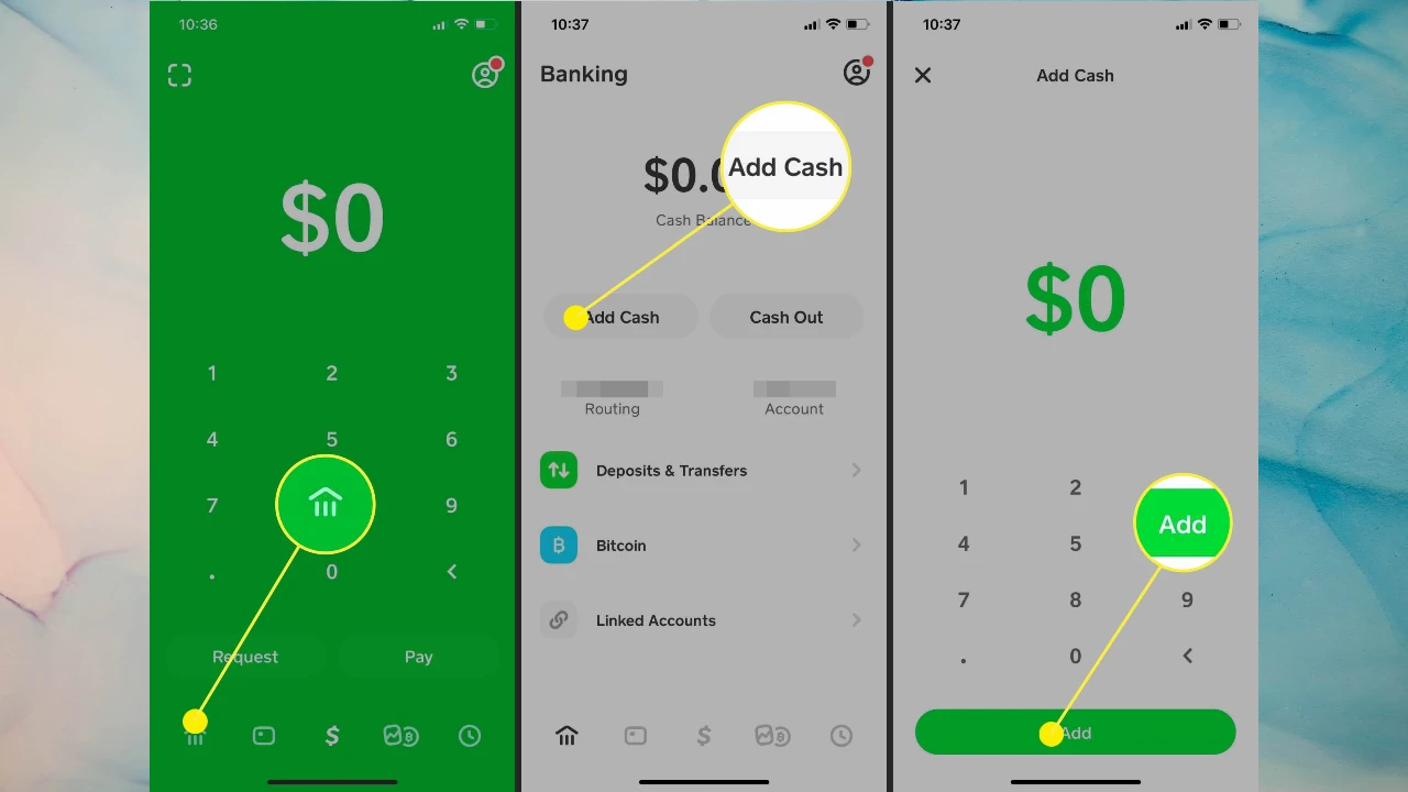 how to send money to cash app