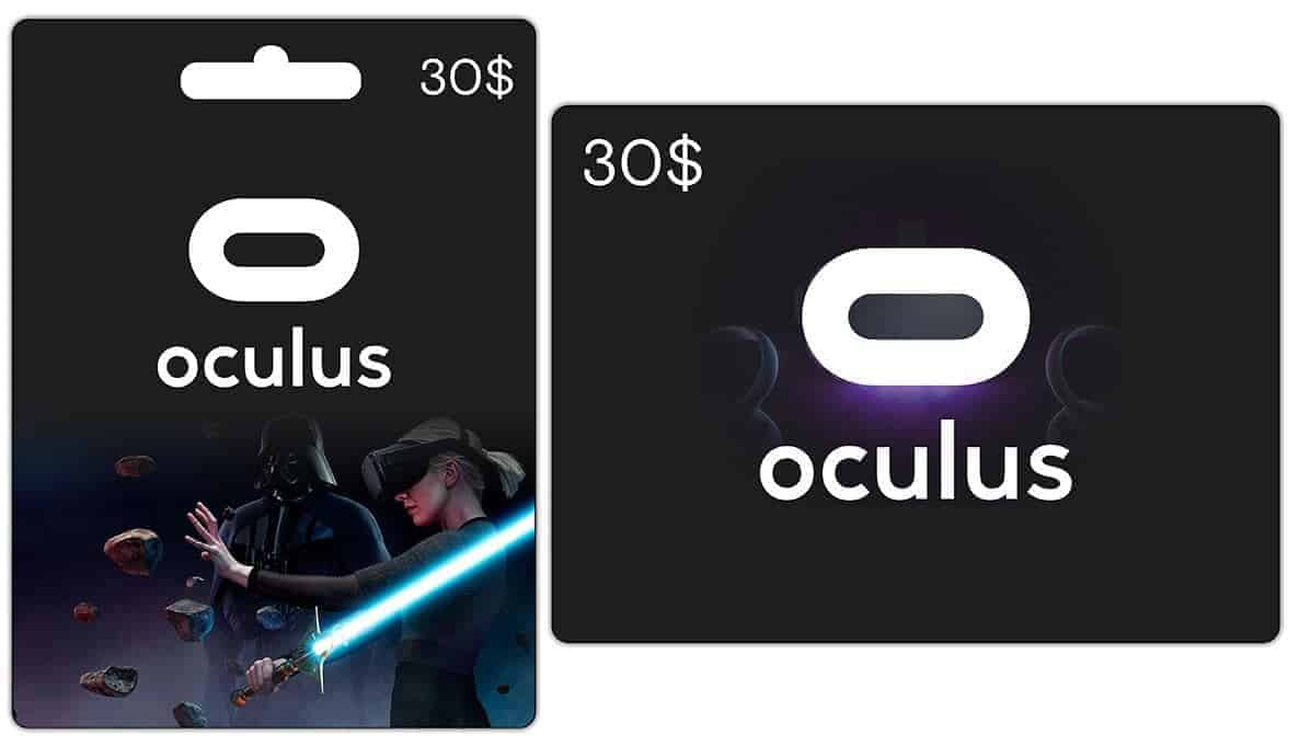 Gift card oculus