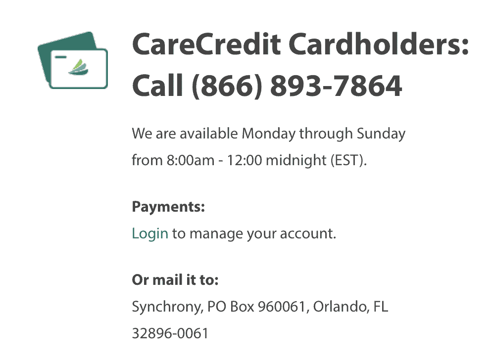 Care Credit Card Login